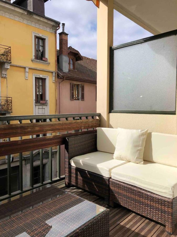 Apartamento L'étoile annécienne - T3 80 m - Terrasse Annecy Exterior foto